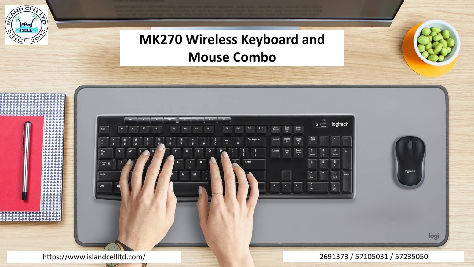 Logitech MK270 Wireless Keyboard and Mouse Combo